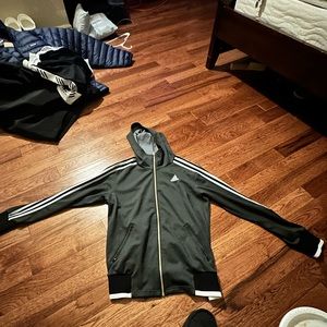 Adidas Men’s Large Fleece zip up. New